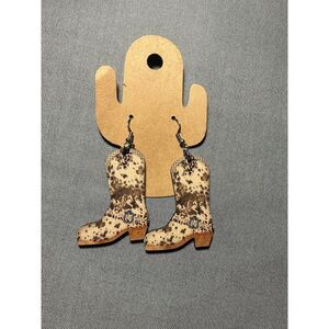 Cowboy boot‎ earrings